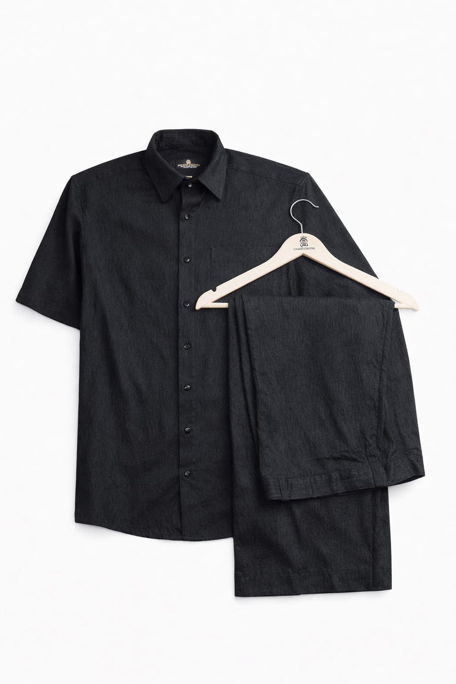 Royal Loom™ Short-Sleeve Tailored Set Shirt  (Luxury casual | Premium everyday wear)